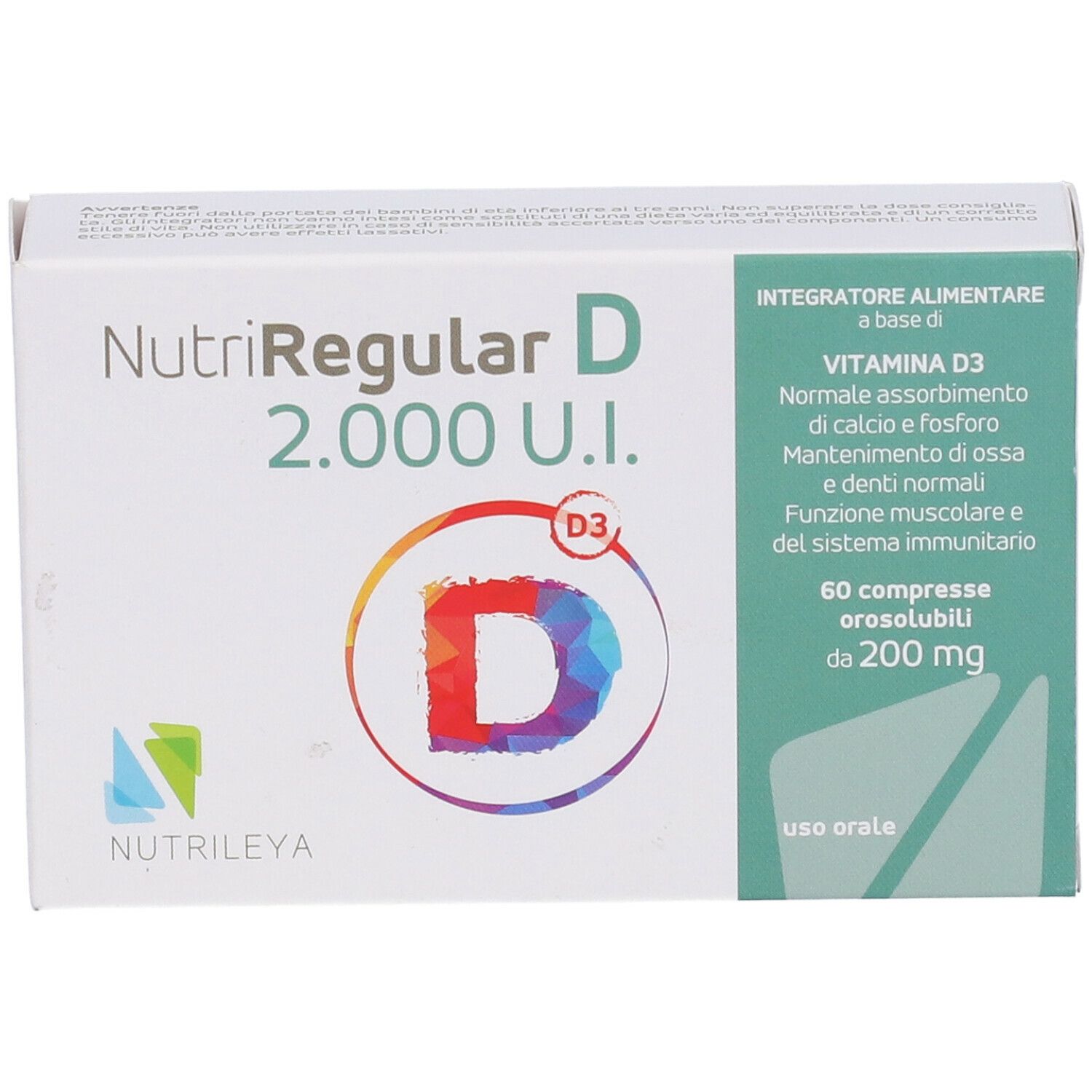 Nutriregular D 2000Ui Vegan 60 Compresse