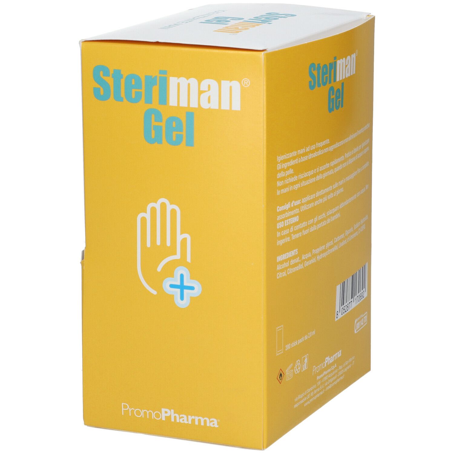Steriman® Gel Stick 70% di Alcool