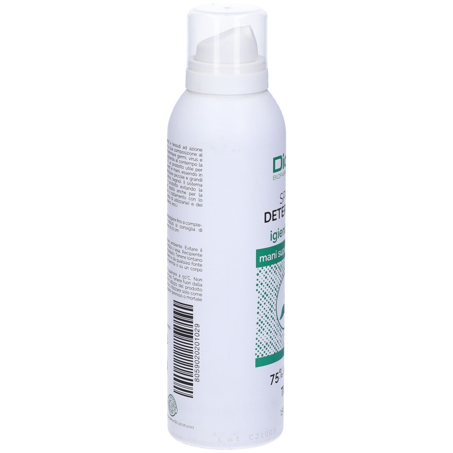 Spray Detergente Igienizzante Mani E Superfici Spray 150 Ml