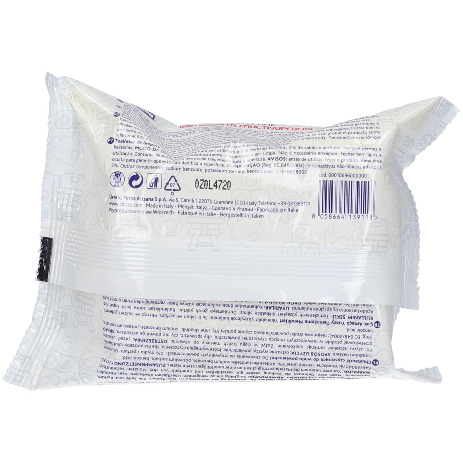 Confezione in cartone bianca per Stodal, 90 g. Contiene estratti vegetali.