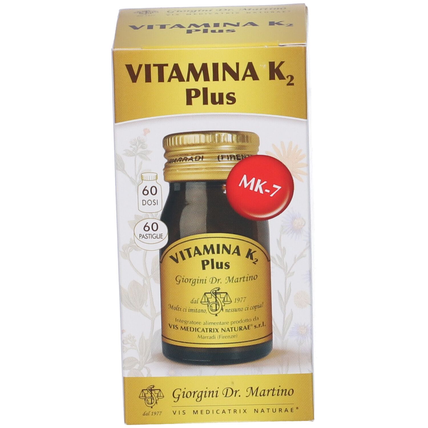 Vitamina K2 Plus 60 Pastiglie