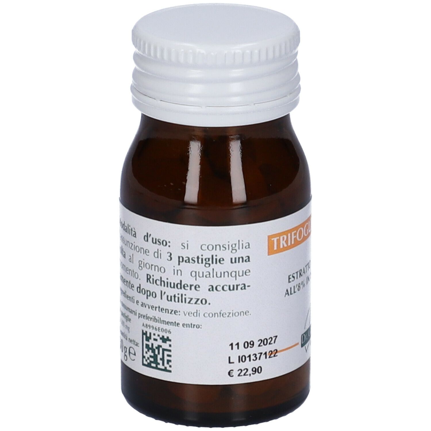 Trifoglio Rosso Estratto Titolato 60 Pastiglie 500 Mg