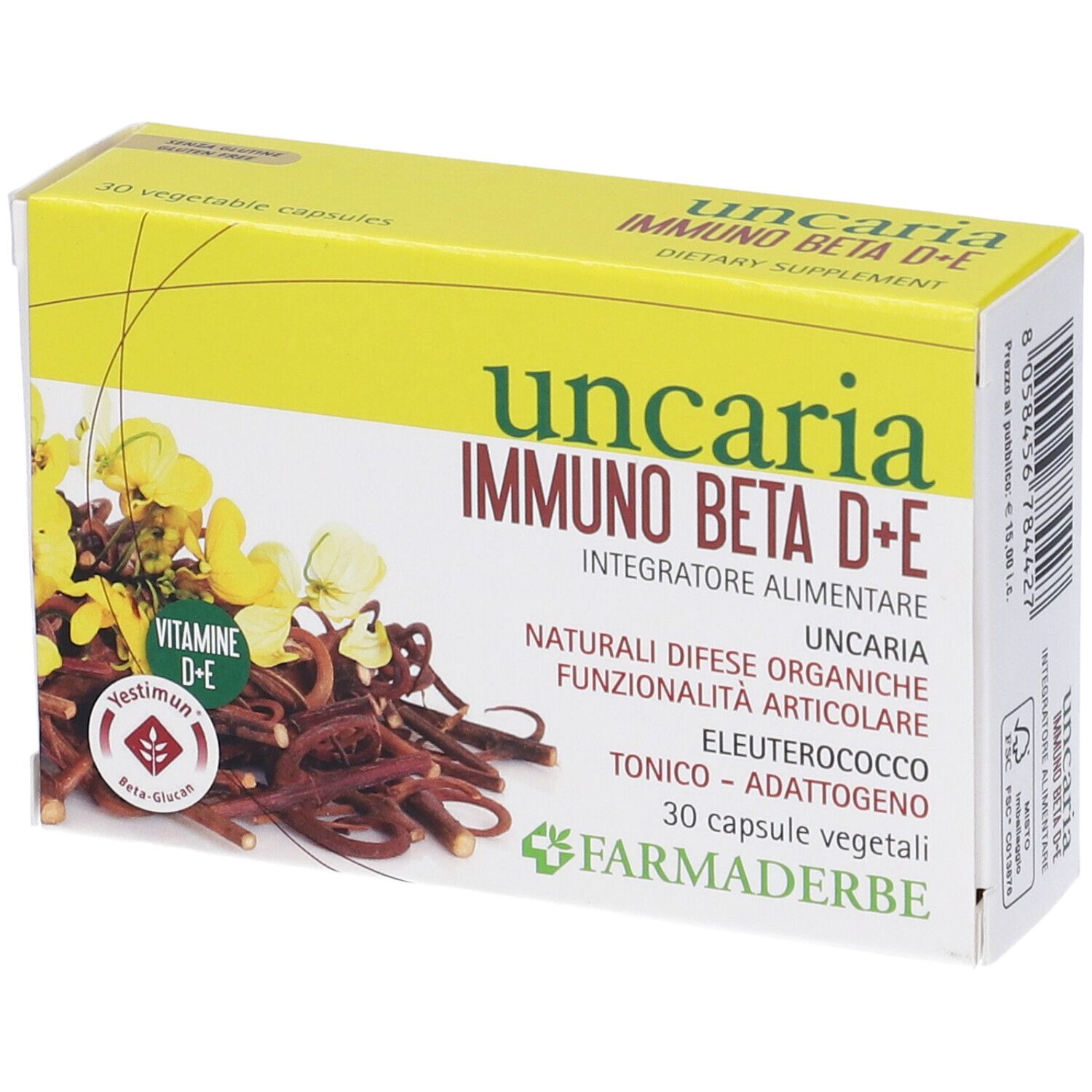 Uncaria Immuno Beta D+E 30 Capsule