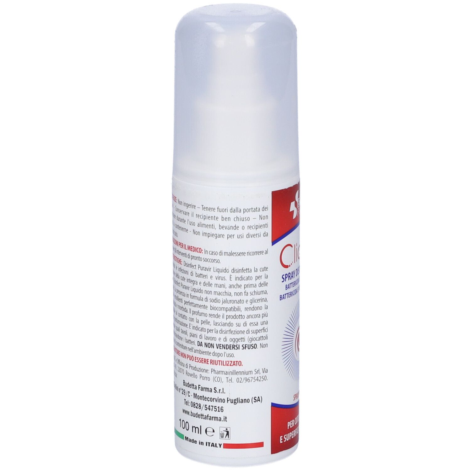 Cliake' Spray Disinfettante Per Cute/Superfici 100 Ml