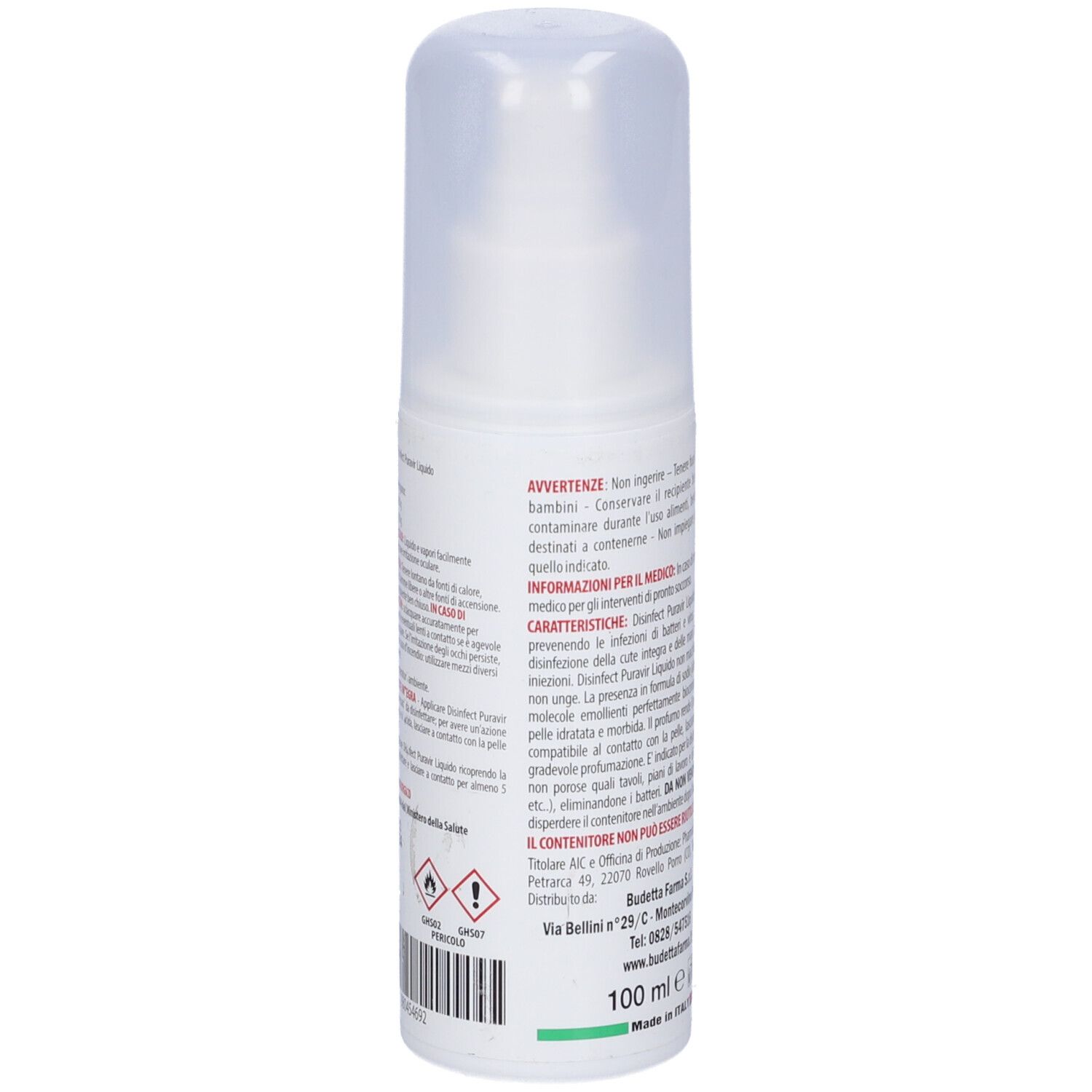 Cliake' Spray Disinfettante Per Cute/Superfici 100 Ml