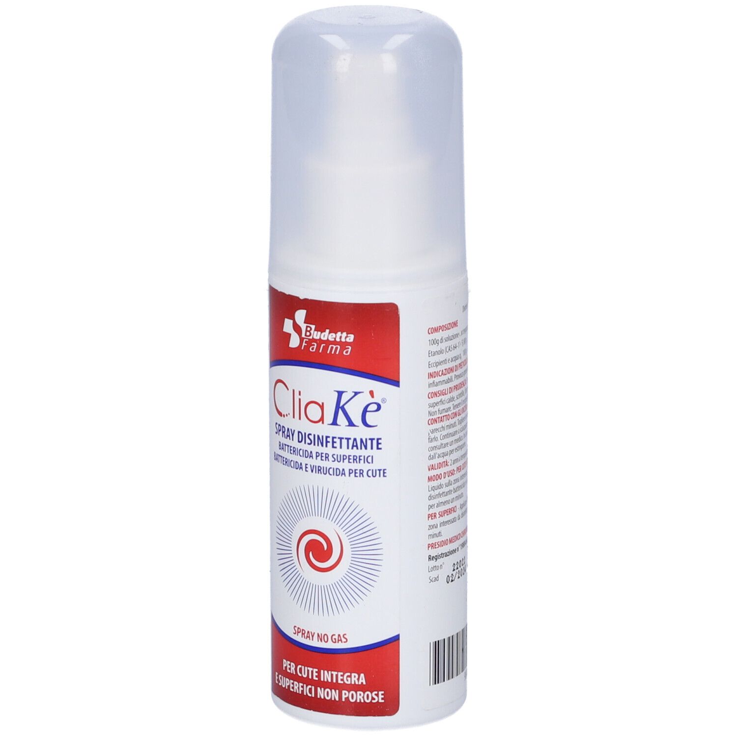 Cliake' Spray Disinfettante Per Cute/Superfici 100 Ml