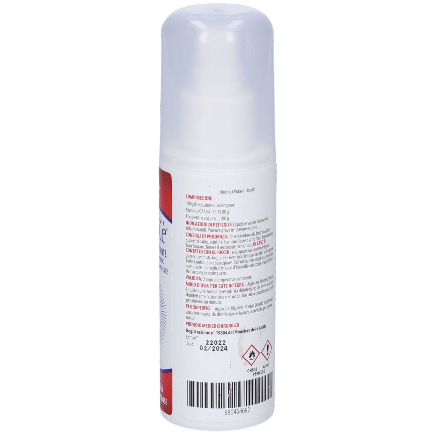 Cliake' Spray Disinfettante Per Cute/Superfici 100 Ml