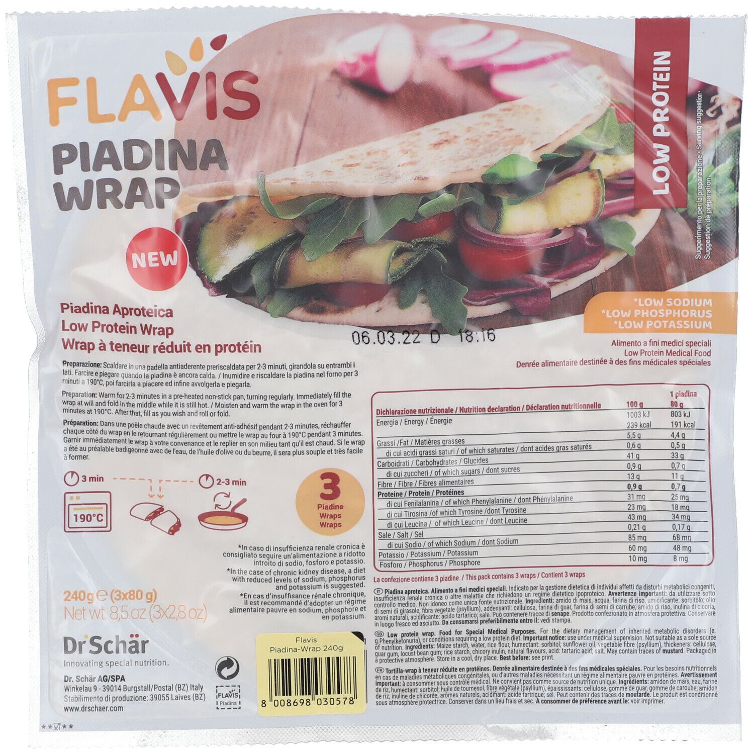 FLAVIS Piadina