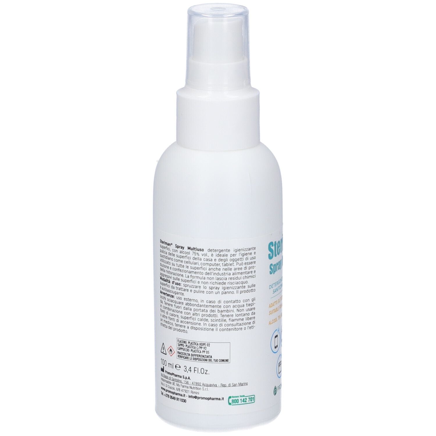 PromoPharma Steriman Spray Multiuso Superfici 100 ml
