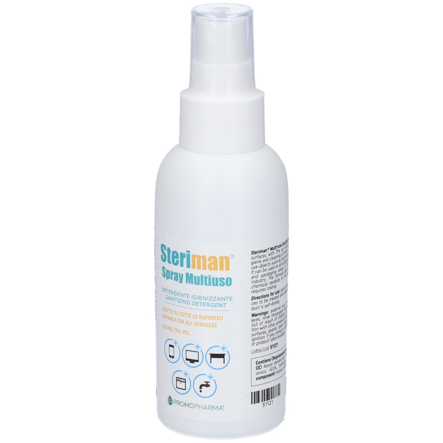 PromoPharma Steriman Spray Multiuso Superfici 100 ml