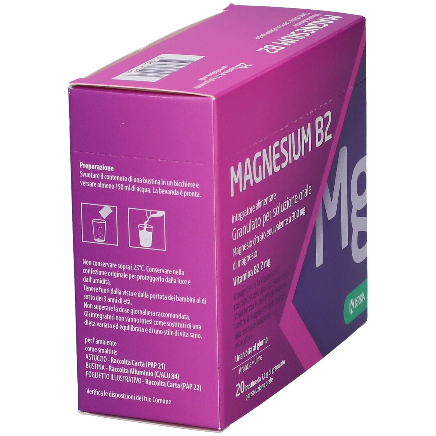Magnesium B2 300/2Mg 20 Bustine