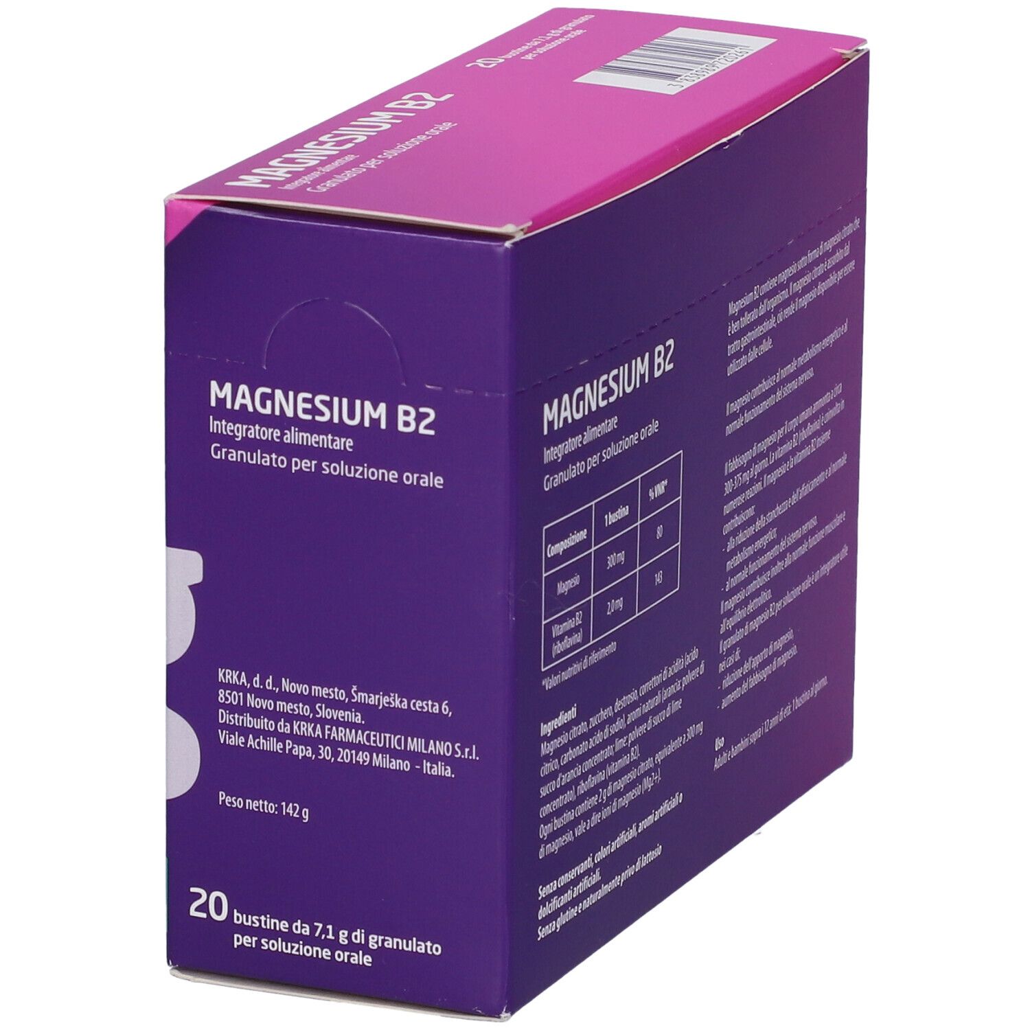 Magnesium B2 300/2Mg 20 Bustine
