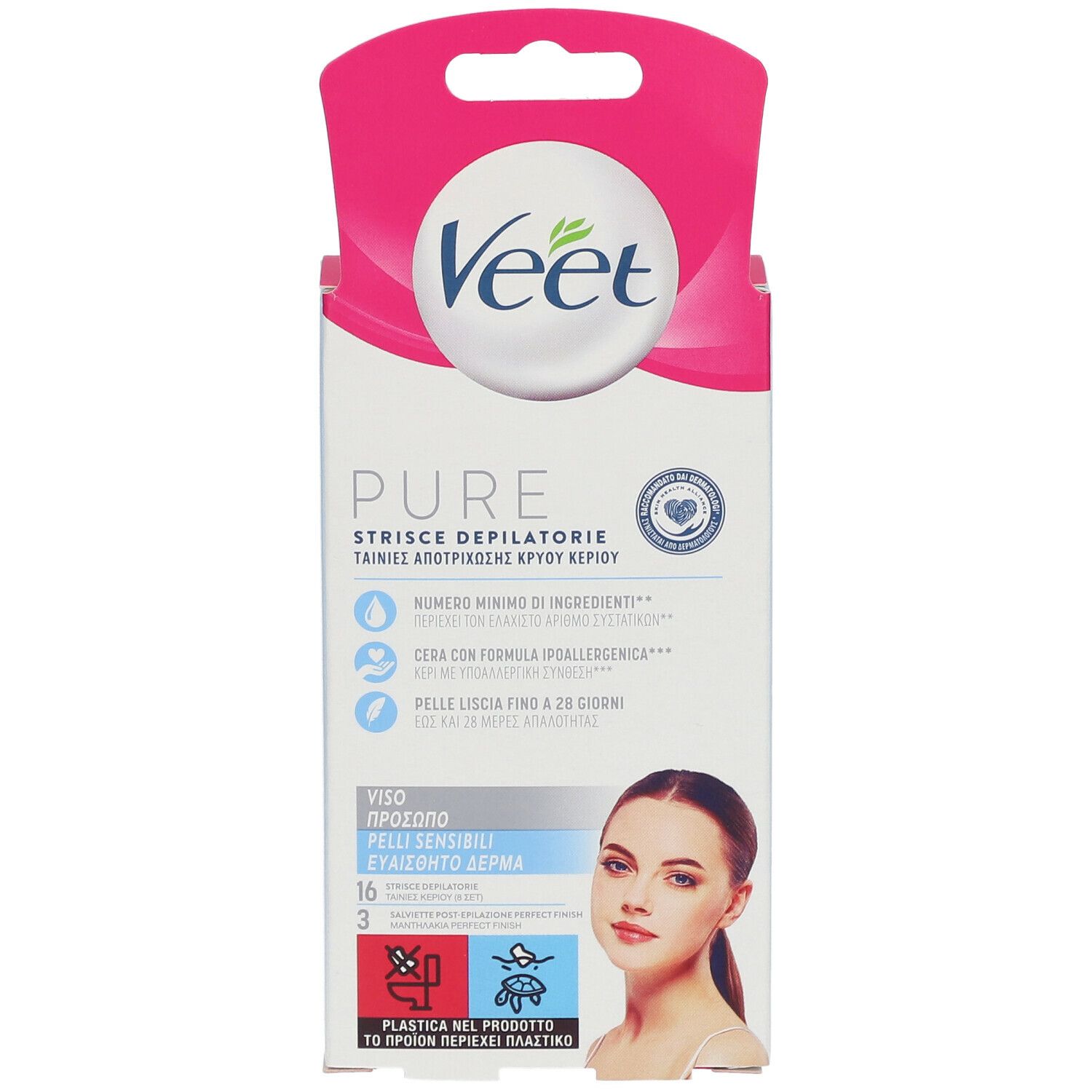 Veet MINIMA™ Strisce Depilatorie Viso