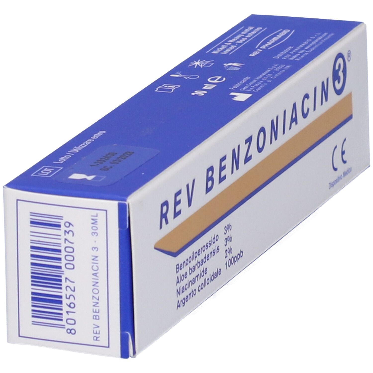 Rev Benzoniacin 3 Crema 30 Ml