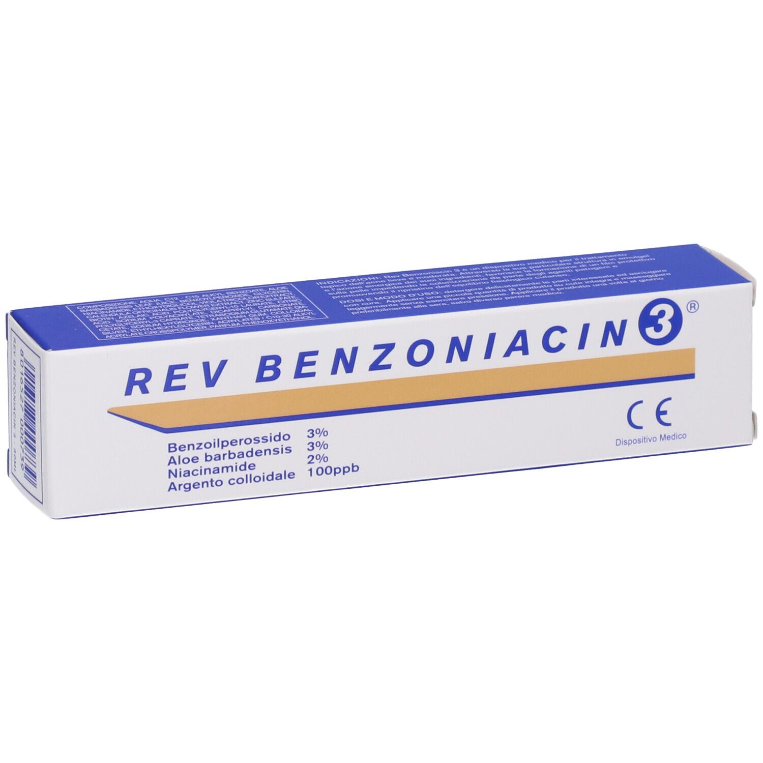 Rev Benzoniacin 3 Crema 30 Ml