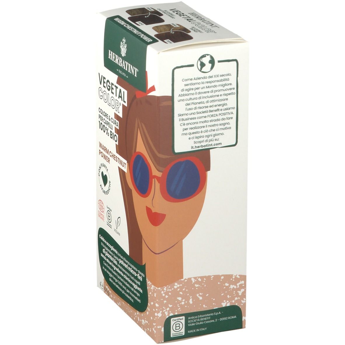 HERBATINT® VEGETAL COLOR® Warm Chestnut Power