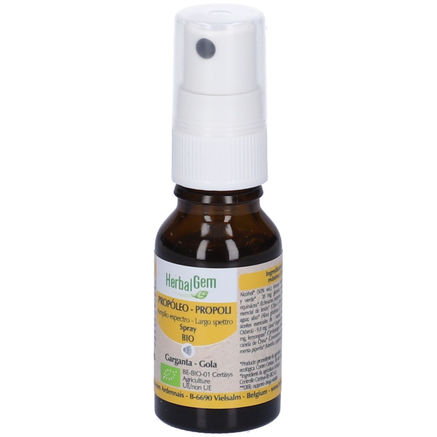 Herbalgem Propoli Largo Spettro Spray BIO per la Gola
