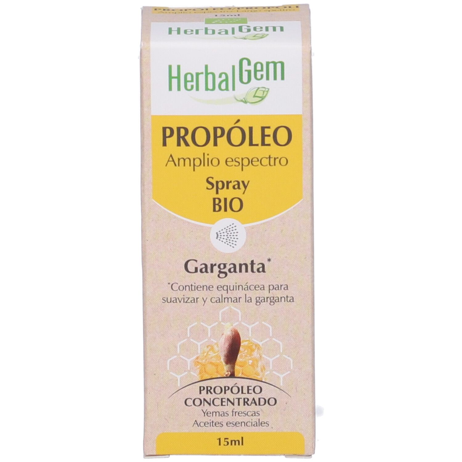 Herbalgem Propoli Largo Spettro Spray BIO per la Gola