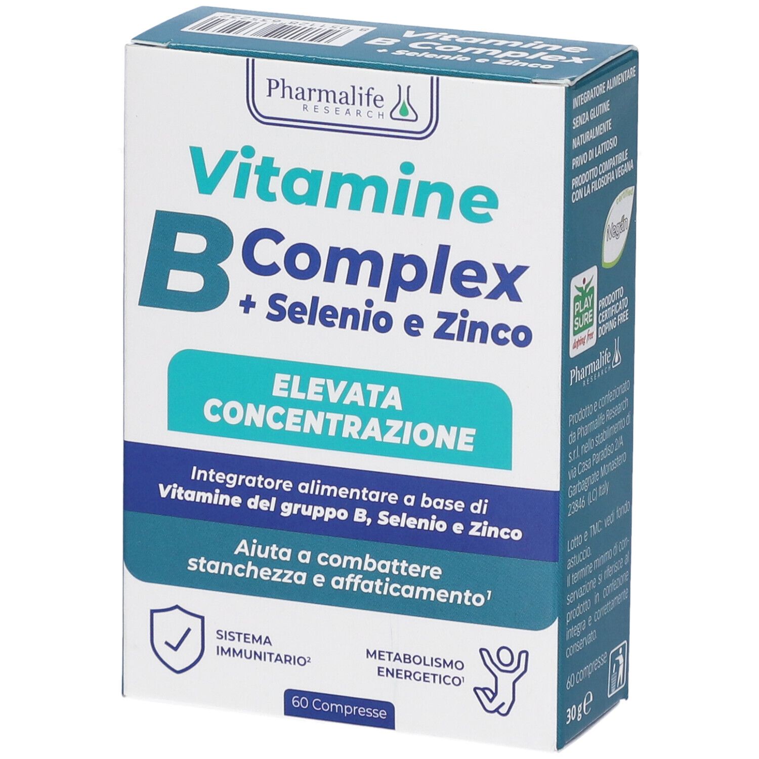 Vitamina B Complex 60 Compresse Vitacurveg