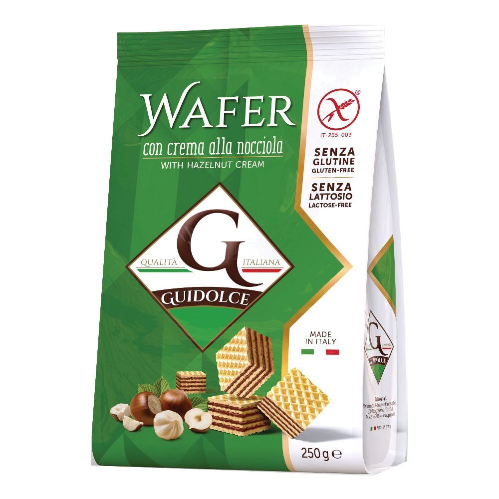 Wafer Con Crema Alla Nocciola 250 G