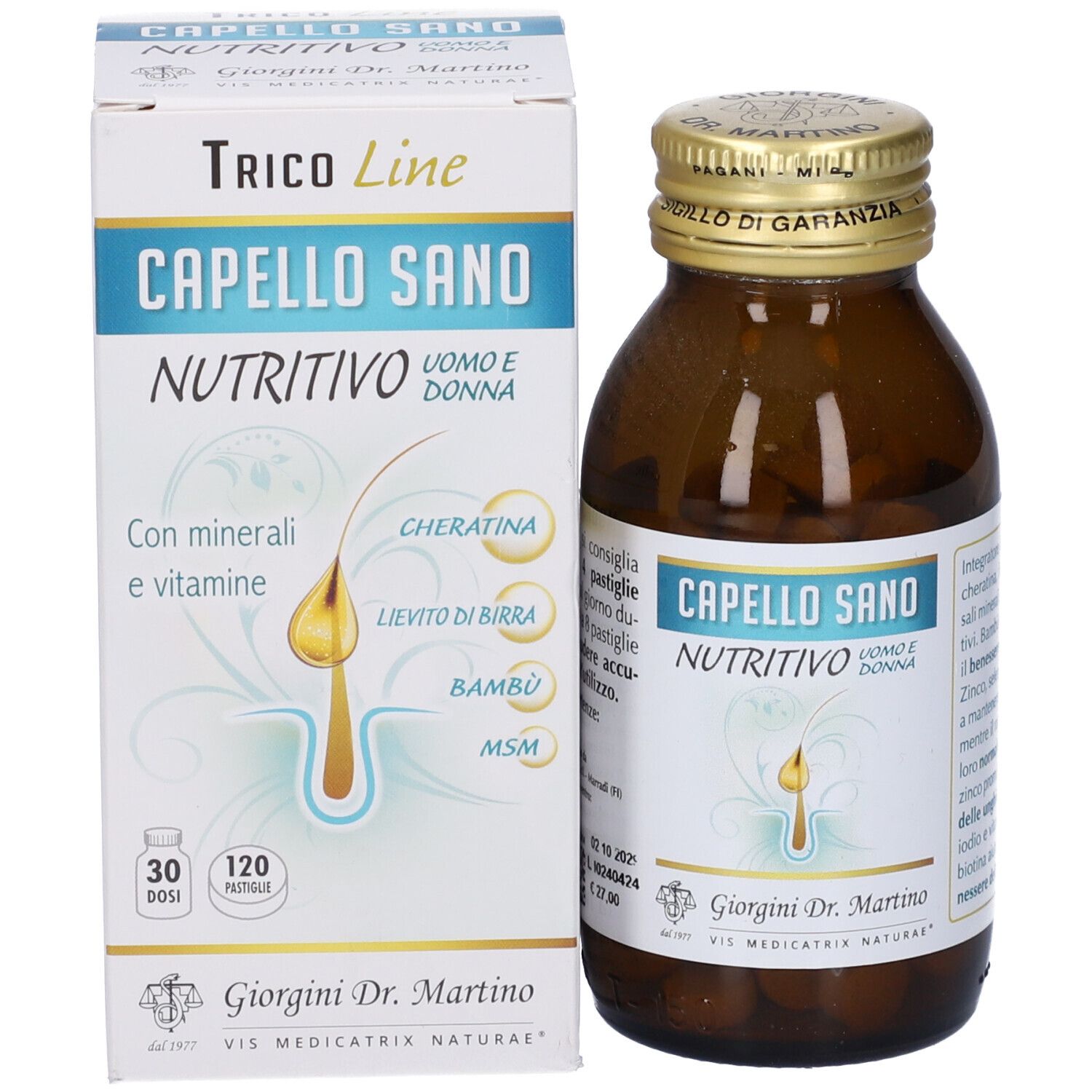 Capello Sano Nutritivo 120 Pastiglie