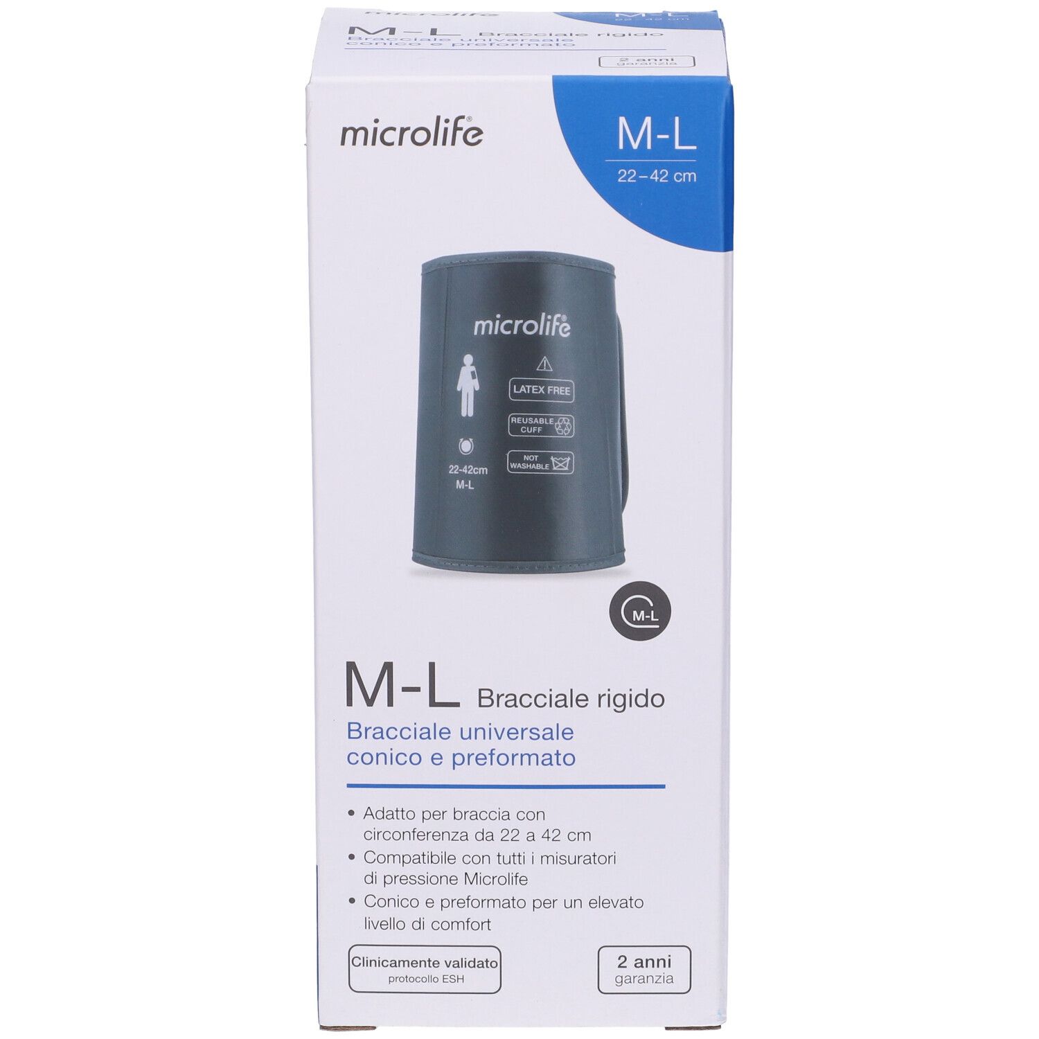 Bracciale Misuratore Di Pressione Microlife Universale Rigido 4G Taglia Wr 2242C