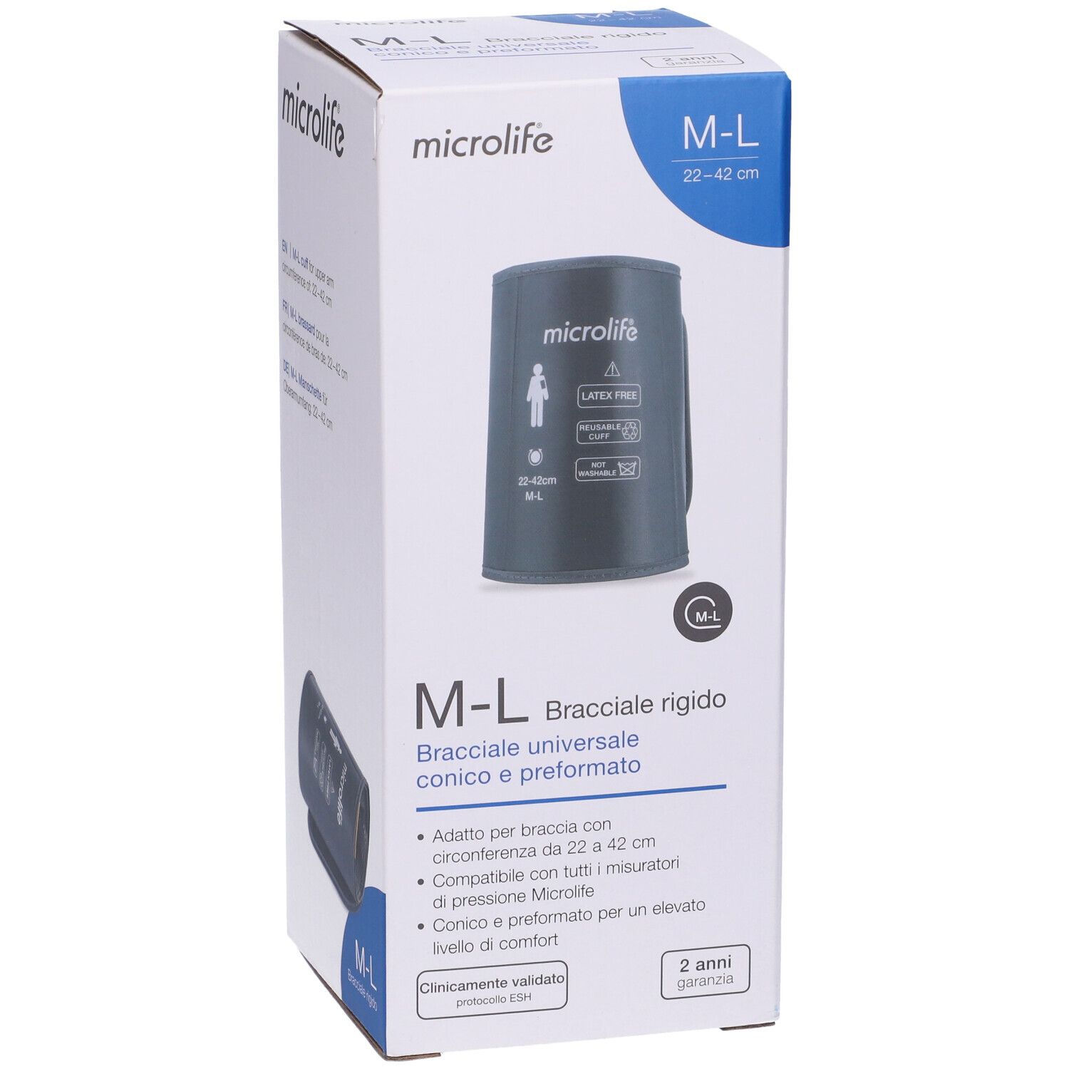 Bracciale Misuratore Di Pressione Microlife Universale Rigido 4G Taglia Wr 2242C