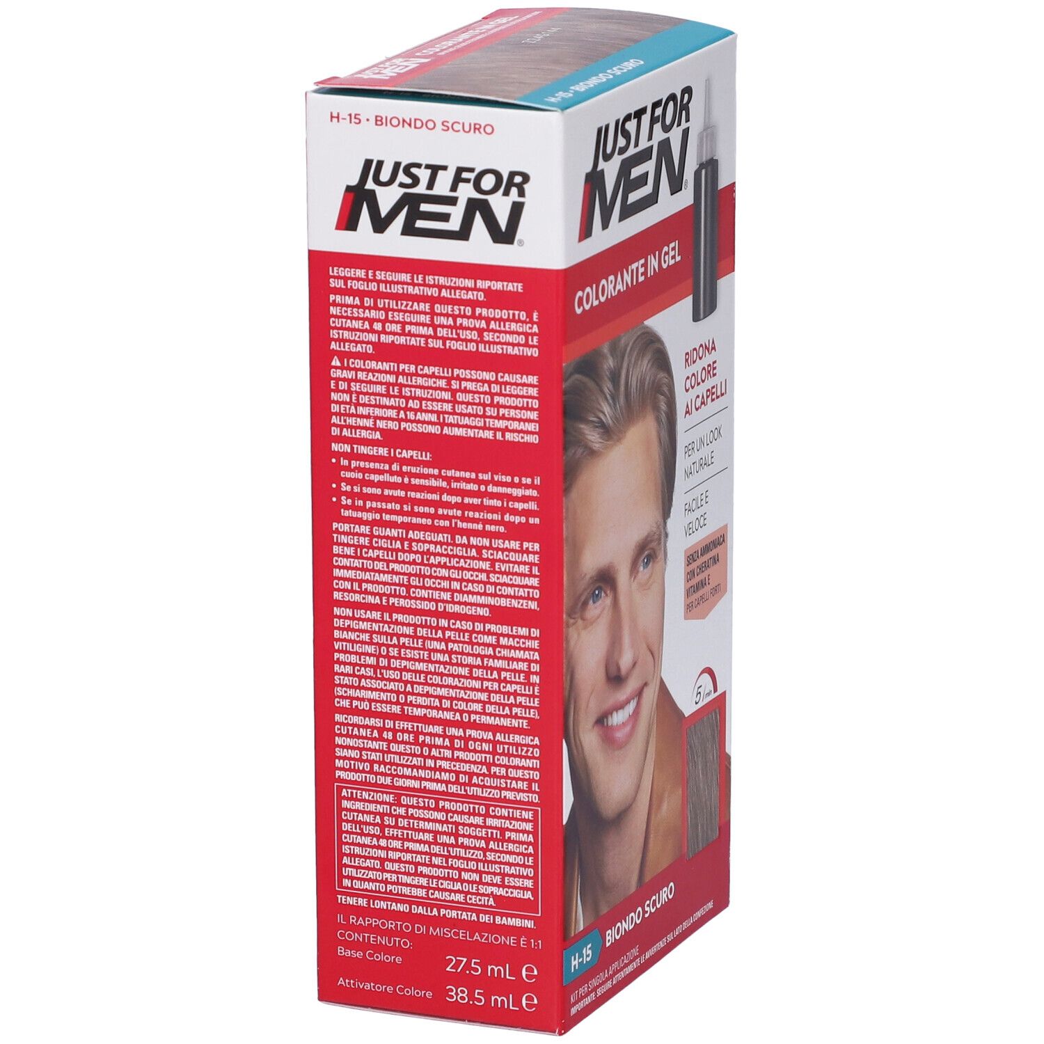 Just For Men Shampoo Colorante Tonalità H15 Biondo Scuro
