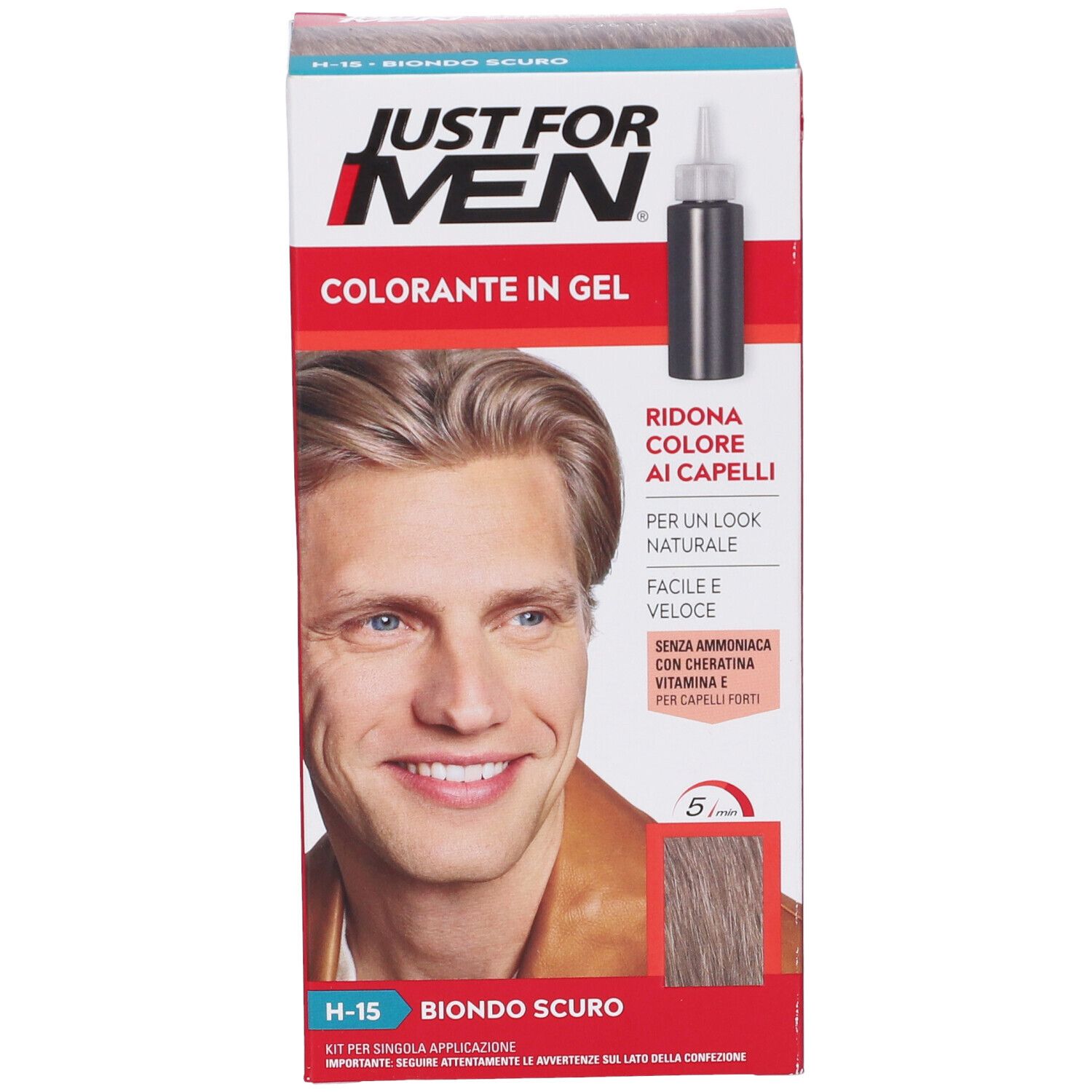 Just For Men Shampoo Colorante Tonalità H15 Biondo Scuro