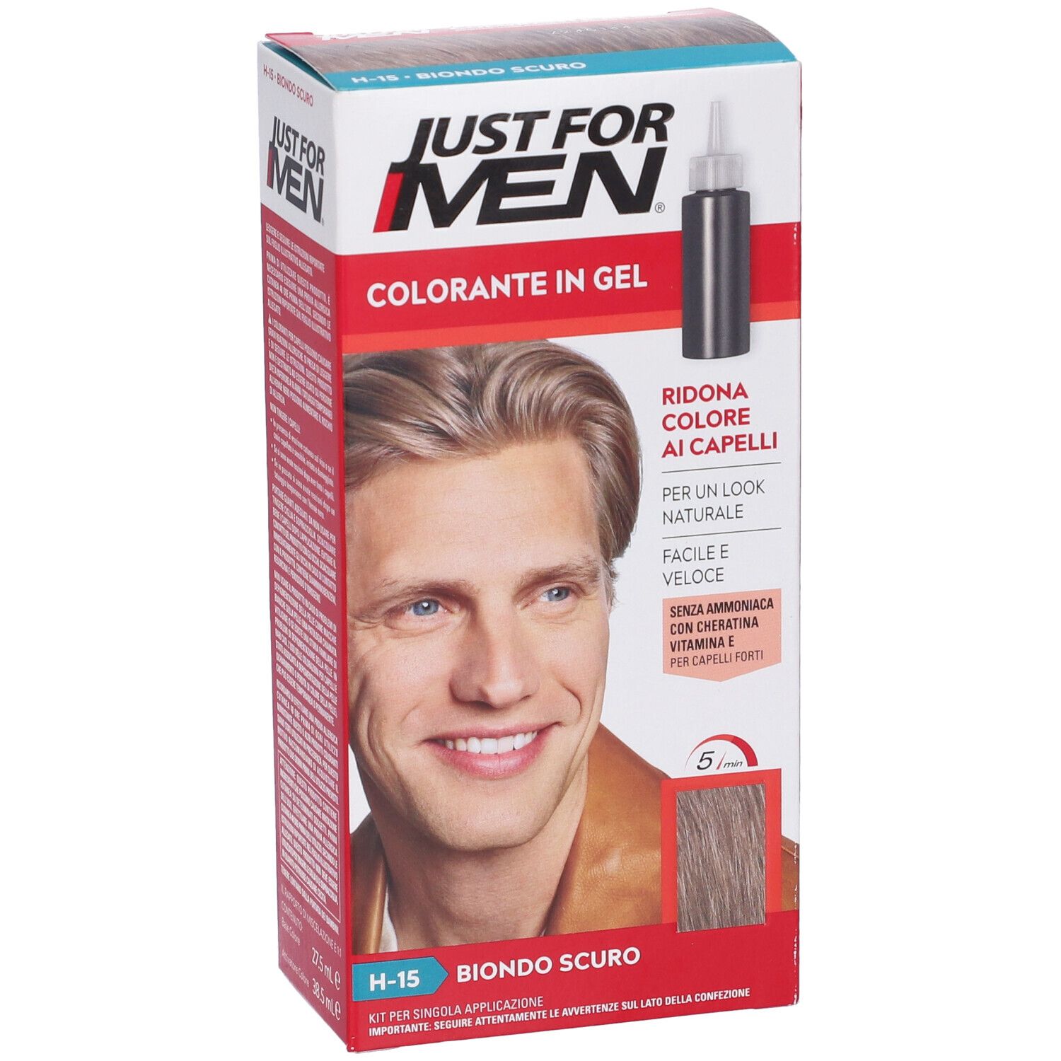 Just For Men Shampoo Colorante Tonalità H15 Biondo Scuro