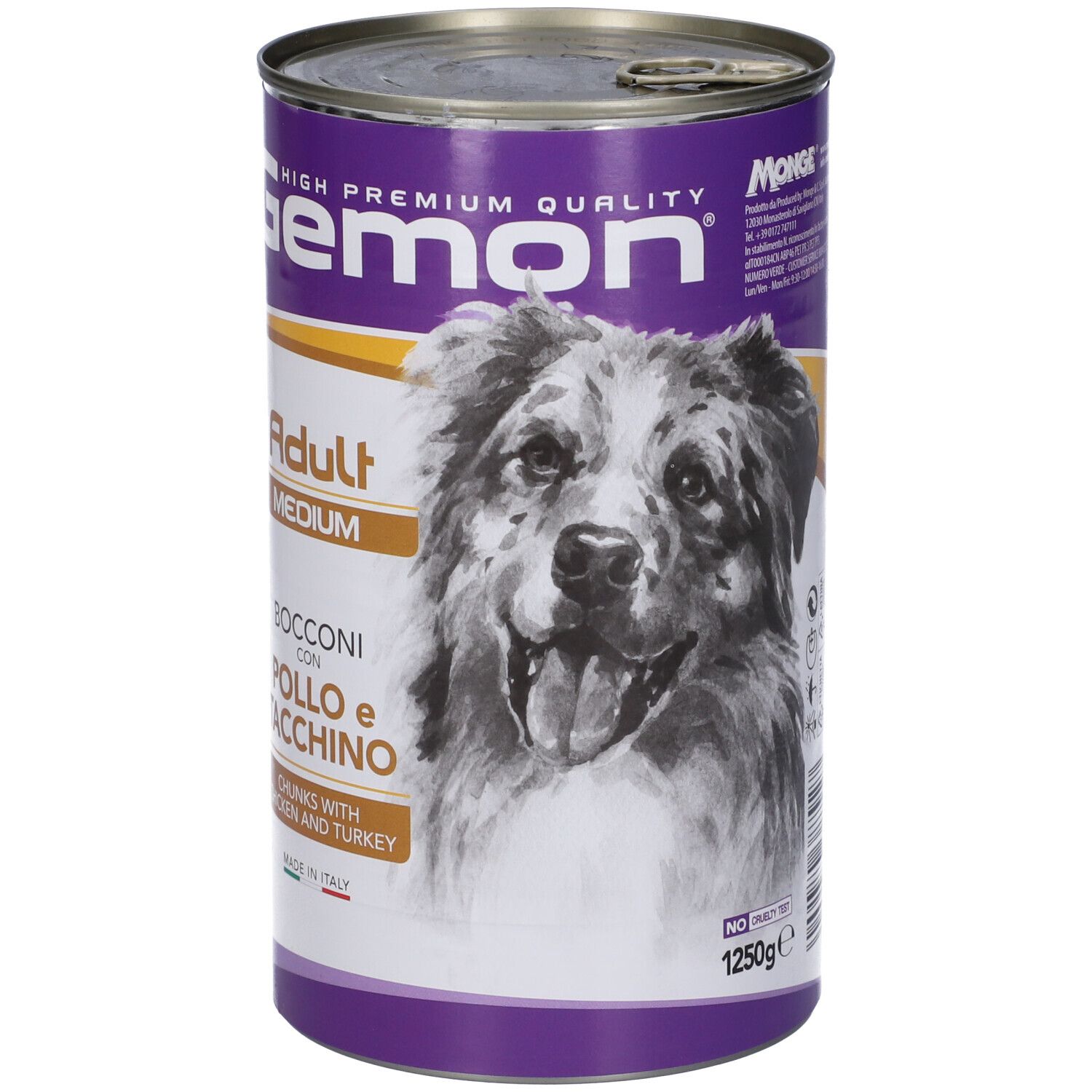 Gemon Adult Medium Bocconi Pollo Tacchino 1,25 Kg