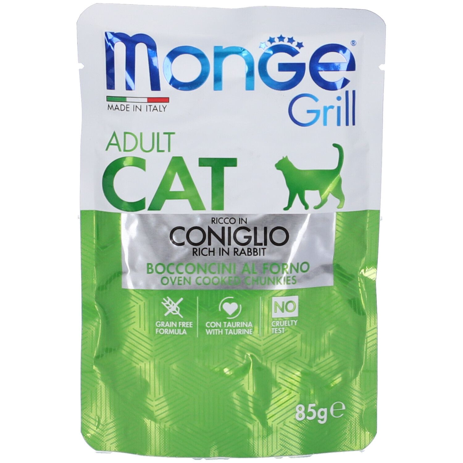 Monge Grill Gatto Adulti Bocconcini Con Coniglio
