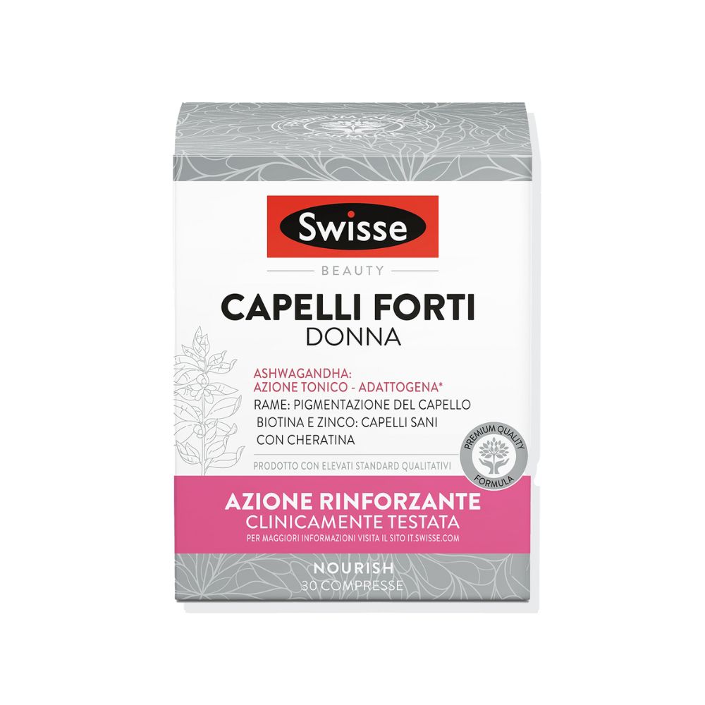 Swisse Capelli Forti Donna Integratore Capelli Sani Compresse