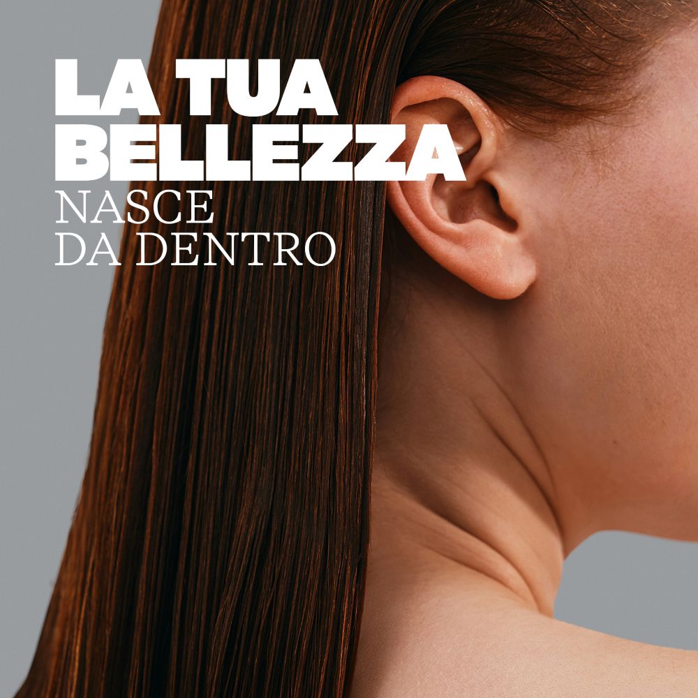 Retro del barattolo Swisse Capelli Forti Donna. Contiene informazioni su ingredienti, peso e produttore.