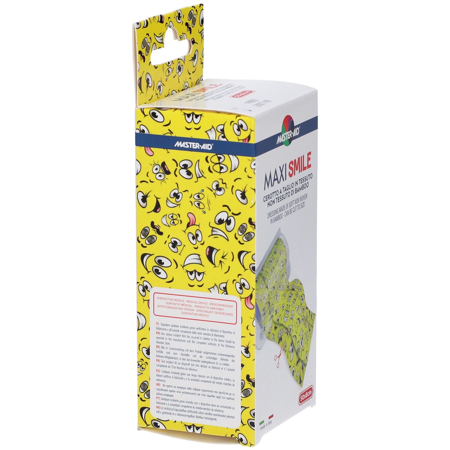 Cerotto A Taglio Master-Aid Maxi Smile Tnt 50 X 8 Cm