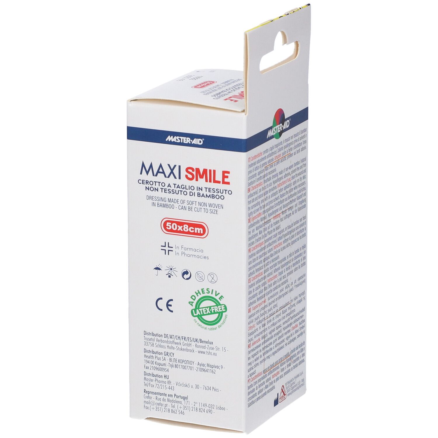 Cerotto A Taglio Master-Aid Maxi Smile Tnt 50 X 8 Cm