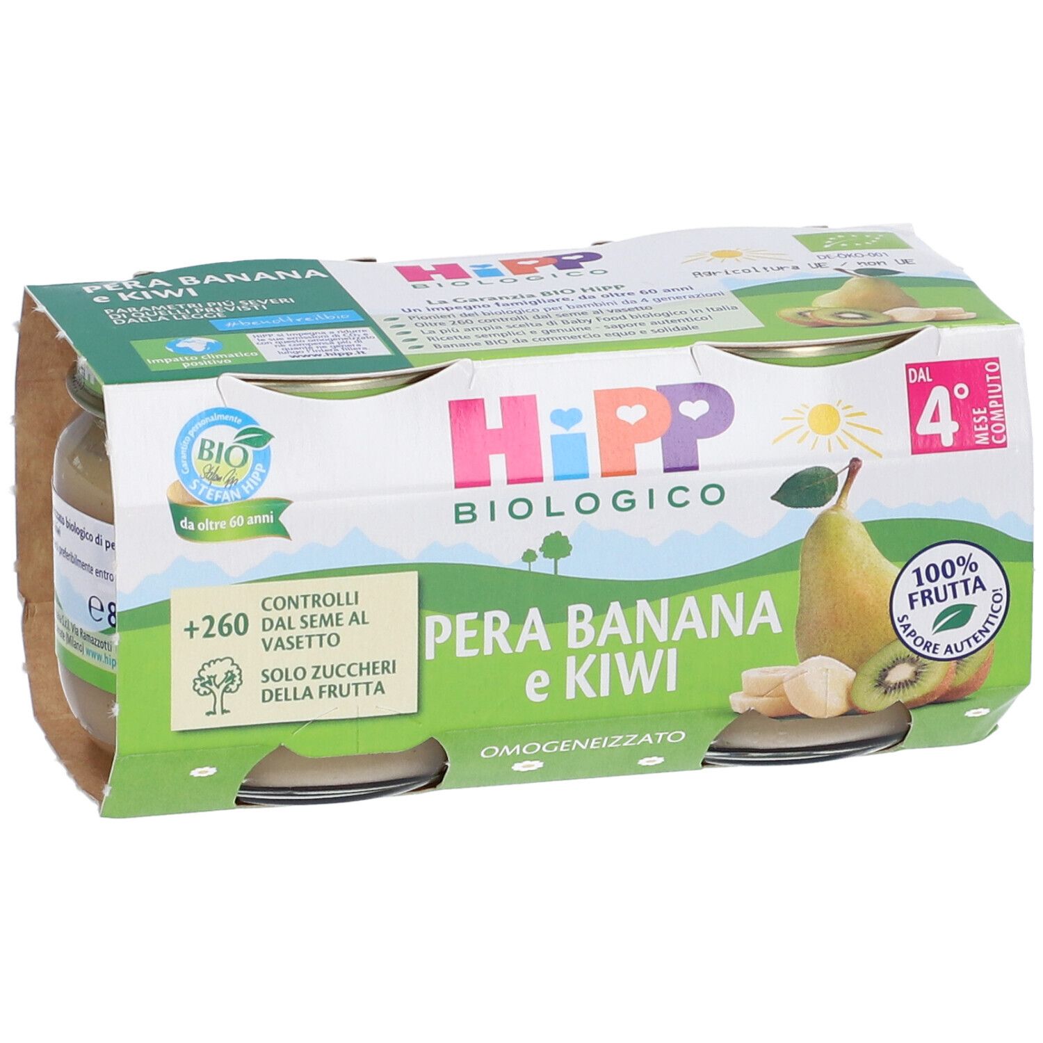 HiPP Biologico Pera Banana e Kiwi
