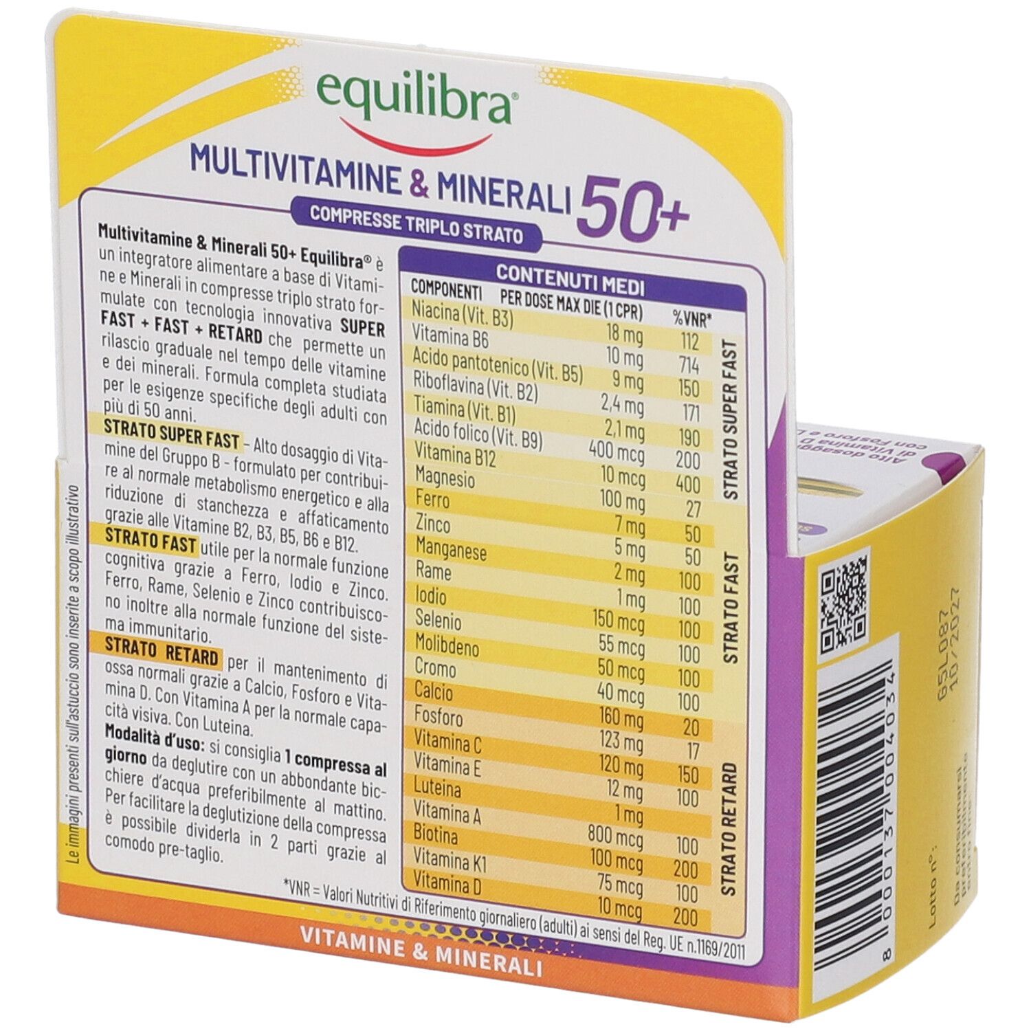 Equilibra Multivitamine & Minerali 50+