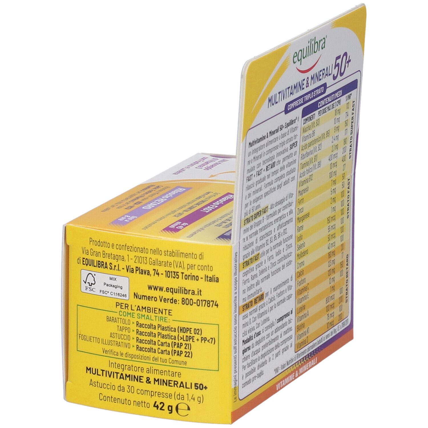 Equilibra Multivitamine & Minerali 50+
