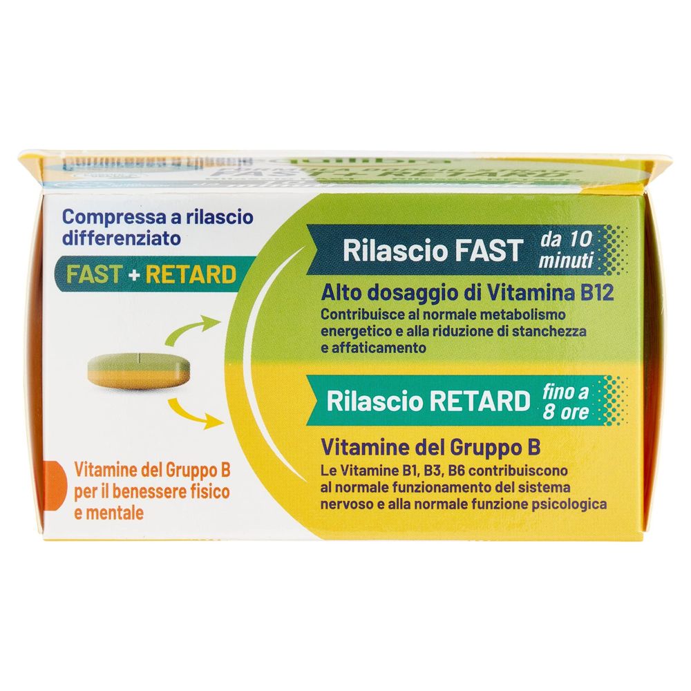 Compresse Equilibra Vitamine B a rilascio rapido e retard, per il benessere fisico e mentale.