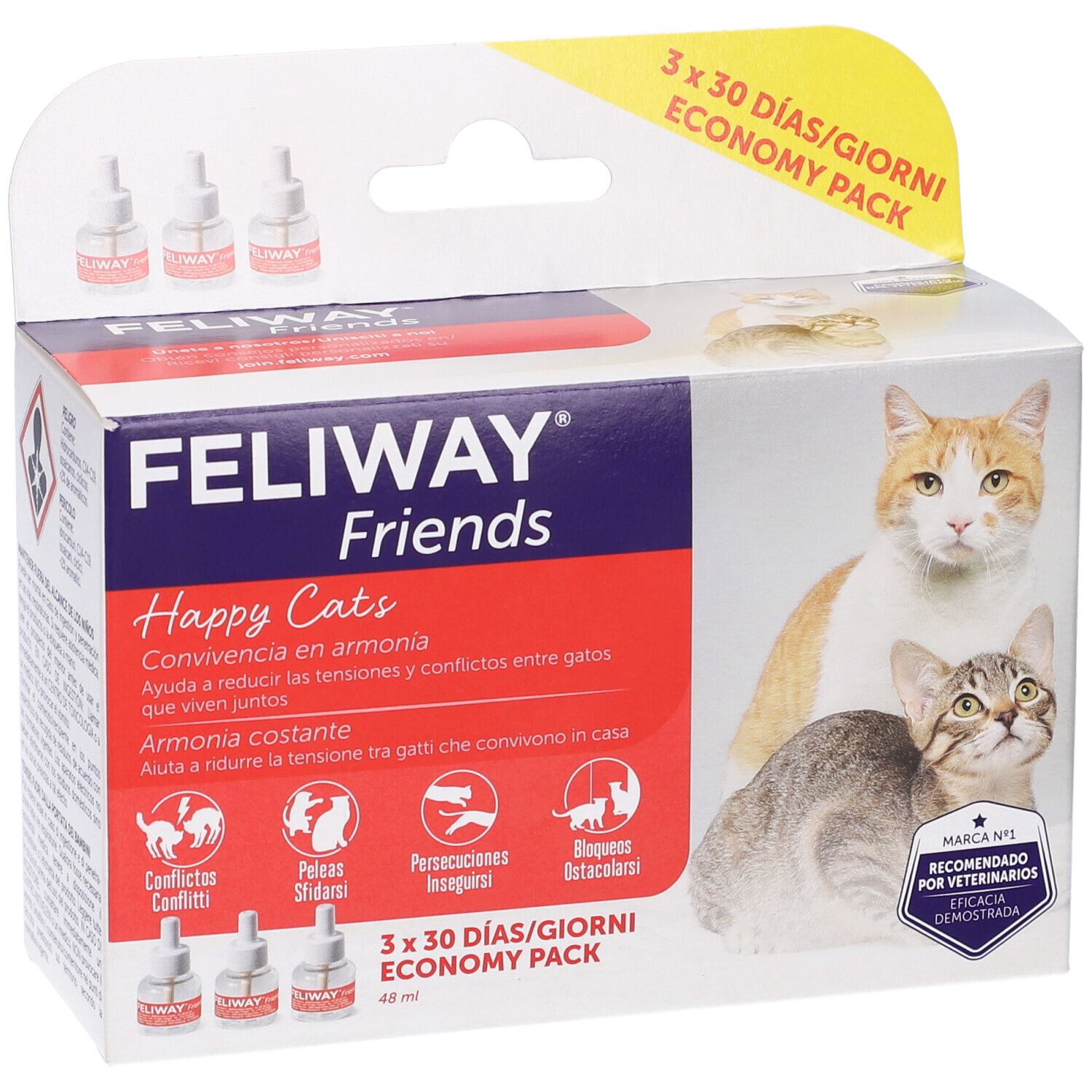 FELIWAY® Friends 3 Ricariche 3x48 ml