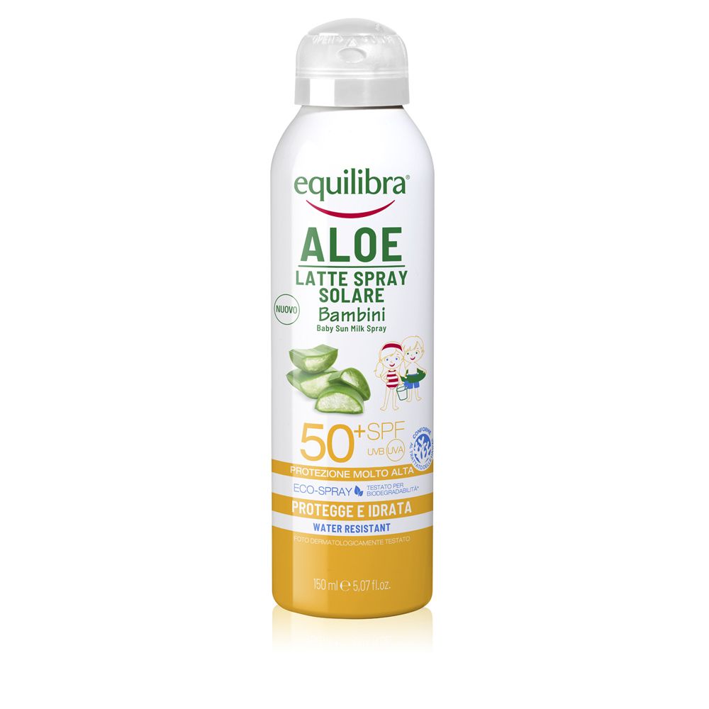Equilibra® Aloe Latte Spray Solare Bambini Spf 50+