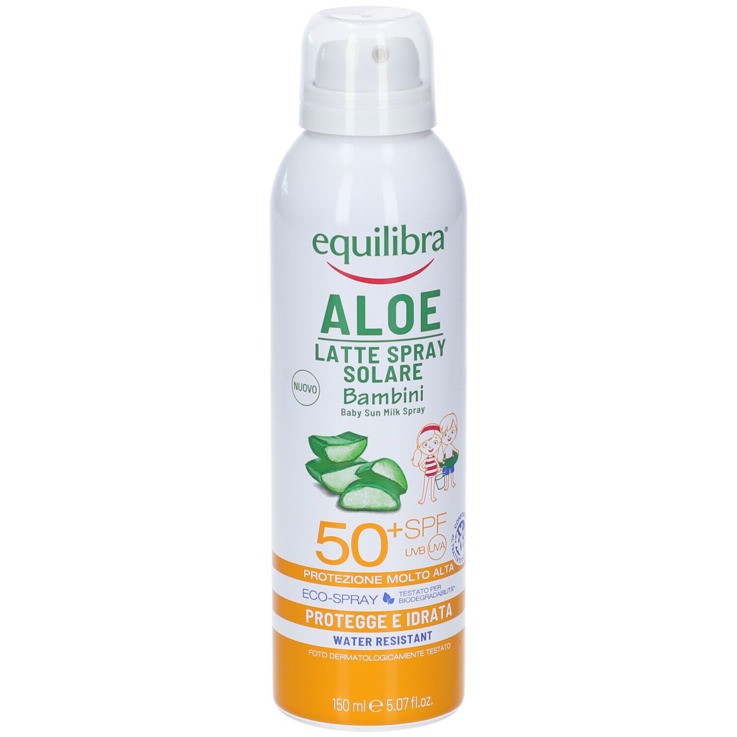 Equilibra® Aloe Latte Spray Solare Bambini Spf 50+