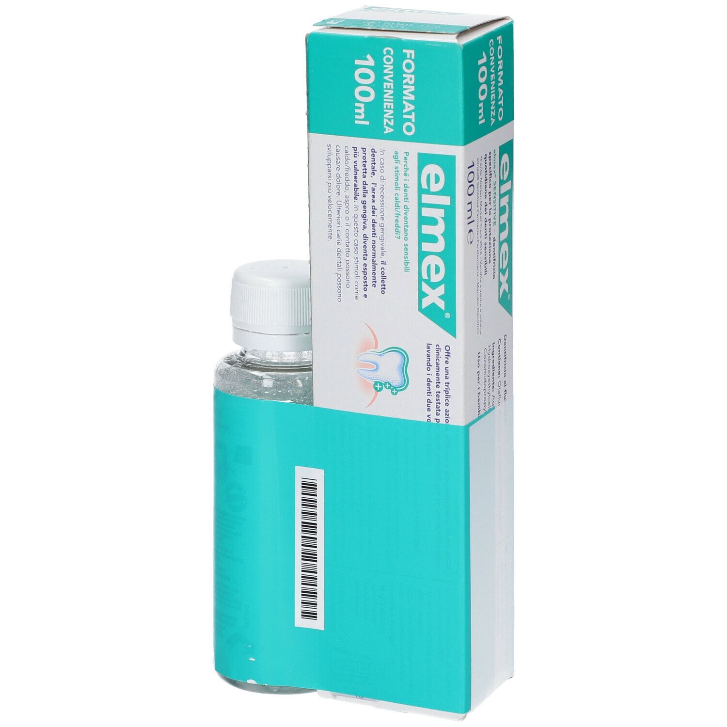 Elmex® Sensitive Con Fluoro Amminico + Collutorio 100 ml