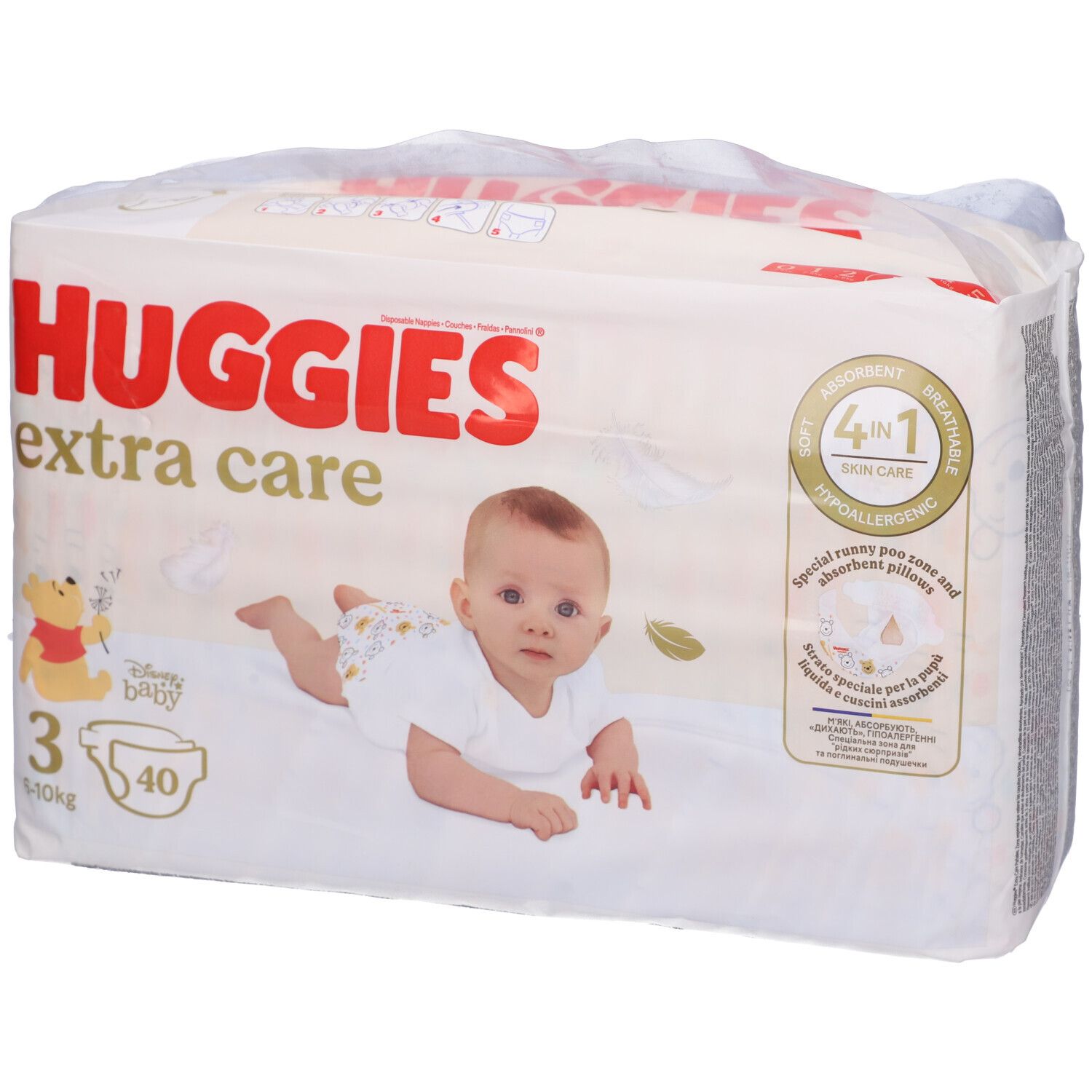 Huggies® Extra Care Taglia 3 4-9 kg
