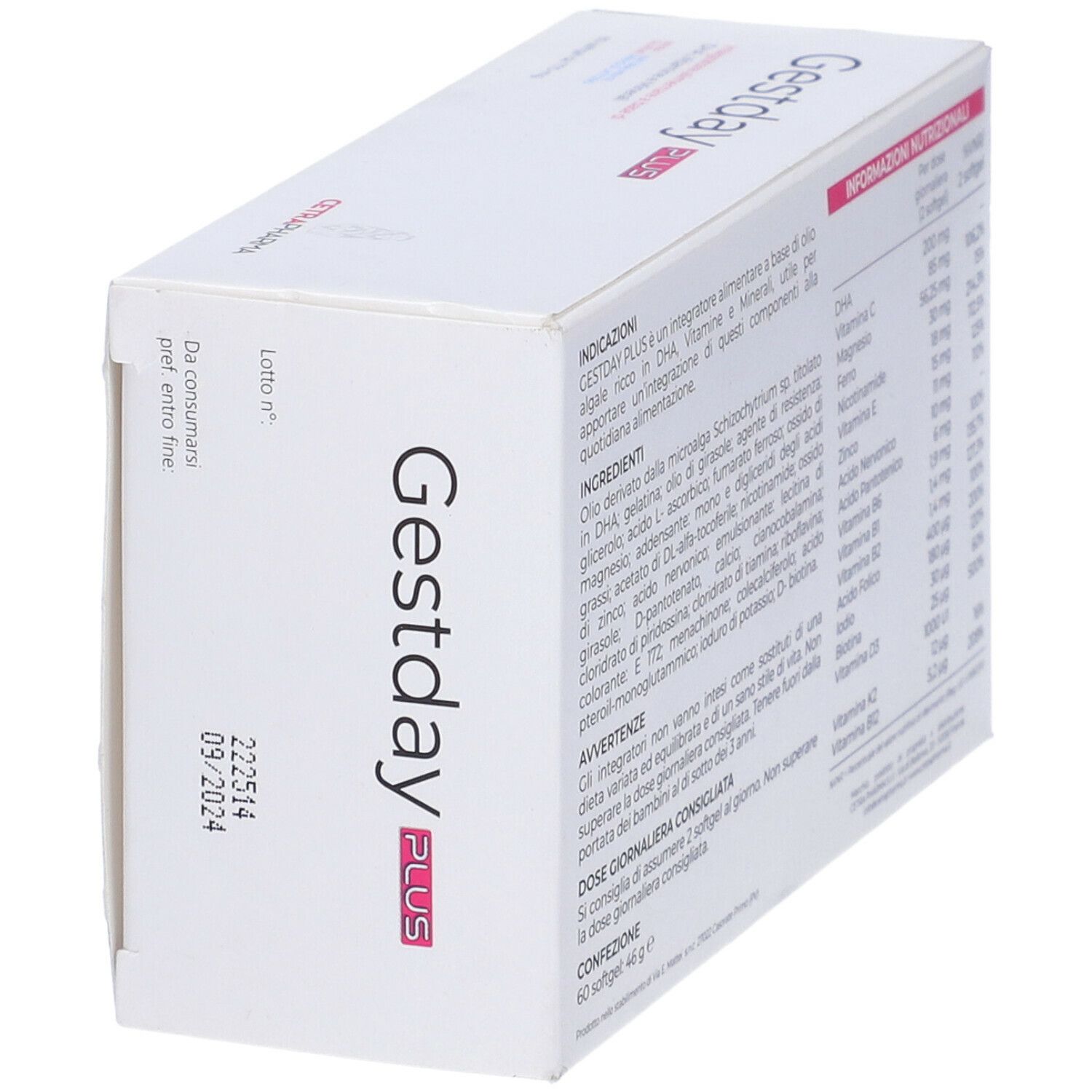 Gestday Plus 60 Perle