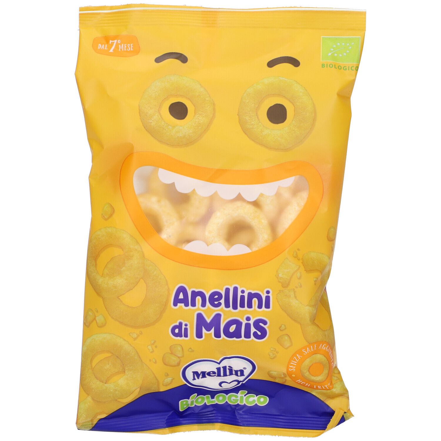 Mellin Snack Bio Anellini Mais 15 G