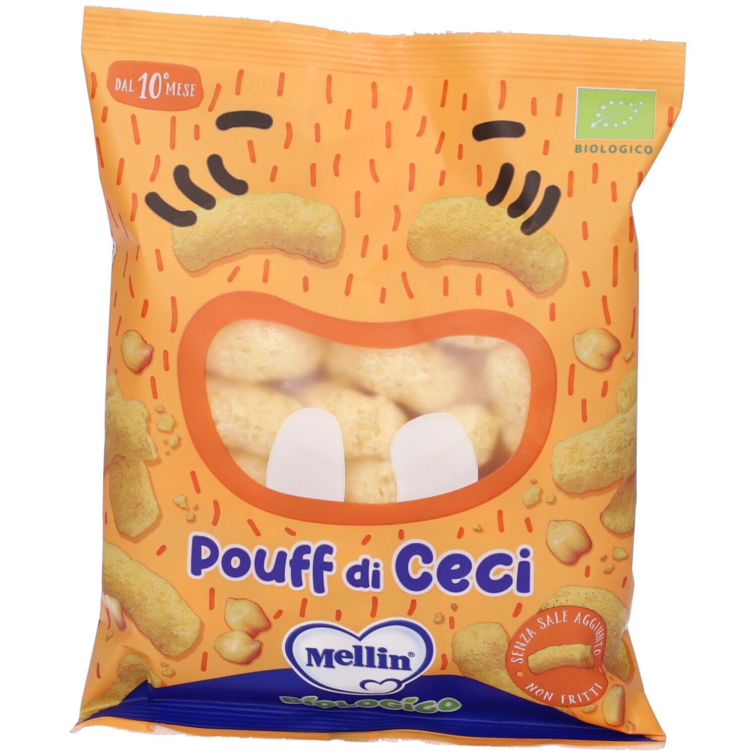 Mellin Snack Bio Pouff Ceci 20 G