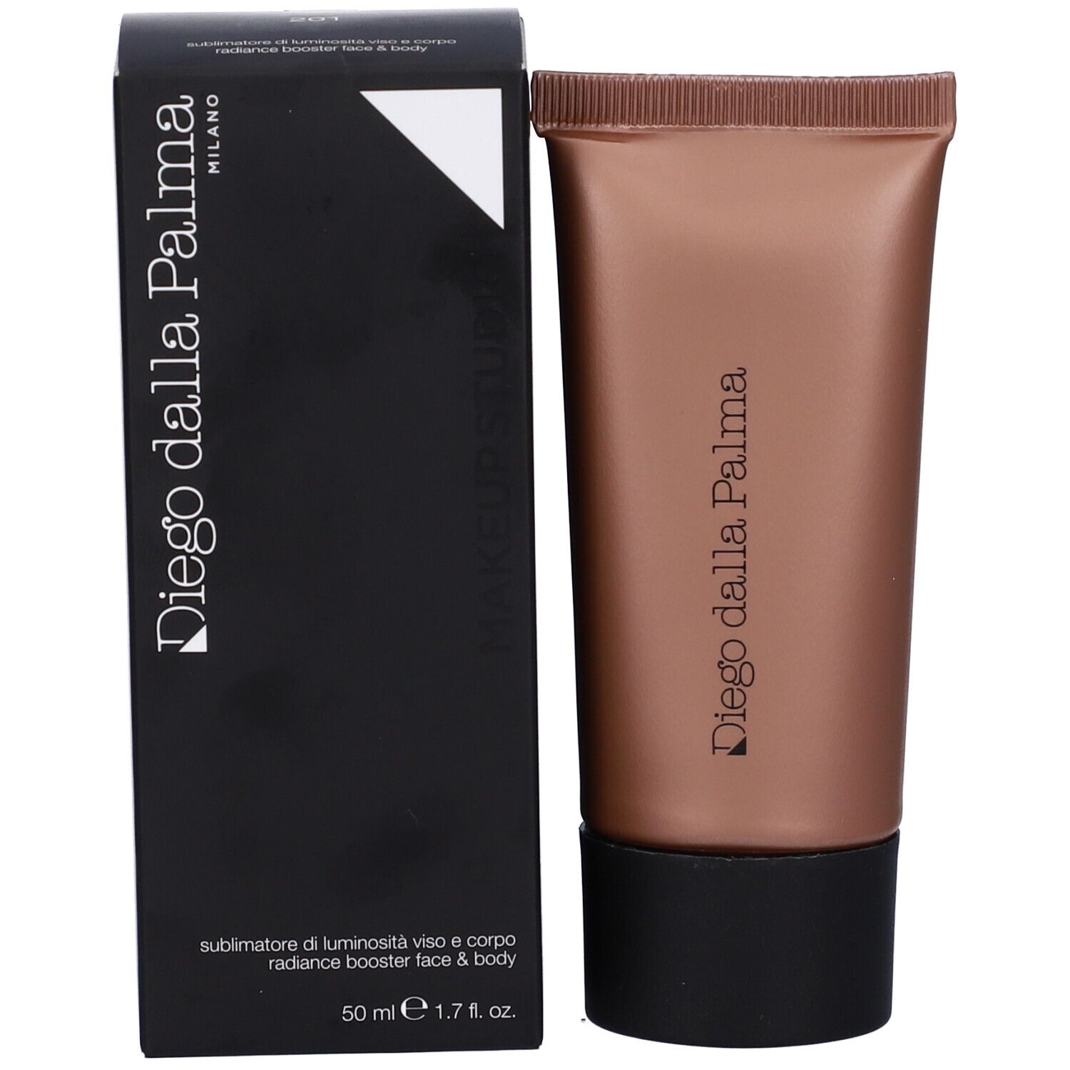 Diego Dalla Palma Makeupstudio - Sublimatore di Luminosita' Viso-Corpo – Radiance Booster Face & Body Colore 201 Bronzo Dorato