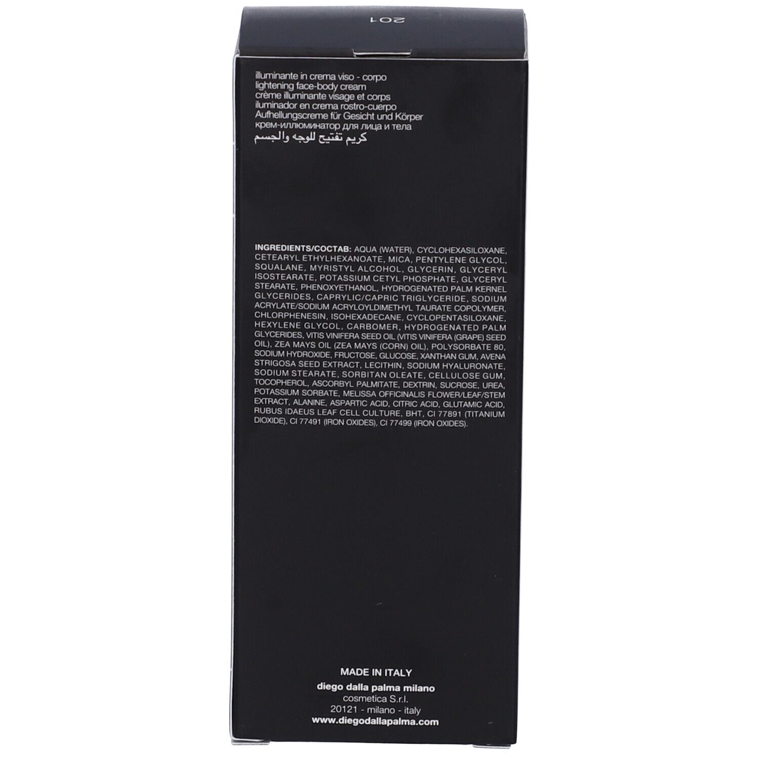 Diego Dalla Palma Makeupstudio - Sublimatore di Luminosita' Viso-Corpo – Radiance Booster Face & Body Colore 201 Bronzo Dorato